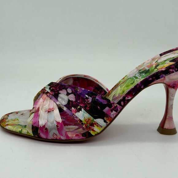 Christian Louboutin NICOLE IS BACK 85 Mules Sandals Heels Shoes Blooming - Picture 4 of 14